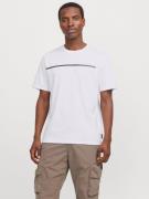 Jack & Jones T-shirt JCOFUSION FULL BRANDING TEE SS CREW NOOS