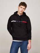 Tommy Hilfiger Hoodie HILFIGER CHEST INSERT HOODY met capuchon en logo