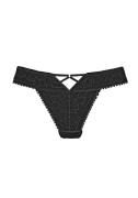 Lascana String met elegante cut-out van florale jacquardkant
