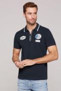 CAMP DAVID Poloshirt met geborduurd logo