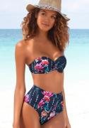 Sunseeker Highwaist-bikinibroekje Modern met een bloemmotief