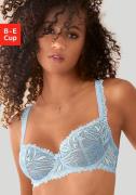 Lascana Balconette-bh met opvallende kanten bandjes, dessous