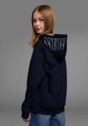 KIDSWORLD Hoodie met print op de capuchon Lange mouwen, wijde pasvorm,...