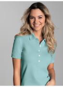 Trigema Poloshirt TRIGEMA poloshirt met kristallen (1-delig)