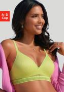 Lascana Bralette-bh Freya zonder beugel met ingebouwd push-up kussen, ...