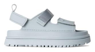 UGG Badslippers K GOLDENGLOW , zomerschoen, badschoen, plateauhak, met...