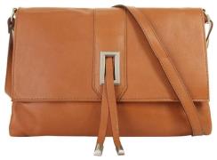 Cluty Schoudertas echt leer, made in italy