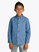 Tommy Hilfiger Overhemd met lange mouwen DENIM CHAMBRAY SHIRT LS in bl...