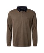 Pierre Cardin Poloshirt met lange mouwen