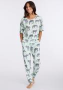 Vivance Dreams Pyjama mt animal alloverprint (2-delig)