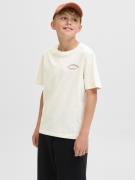 Jack & Jones Junior T-shirt JJEBRANDES BACKP RELAXED TEE SS SN JNR