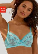 Lascana Beugel-bh van delicate, elastische jacquard kant en fijn mesh,...