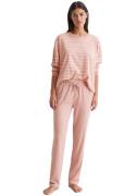 Marc O'Polo Pyjama Mix & Match Cotton-Woven met bovenstuk in streepopt...