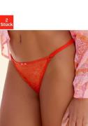 Vivance String in aantrekkelijke dubbele verpakking, van delicate kant...