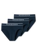 Schiesser Rio-slip 95/5 met sportieve webgummiband met contrasterend s...