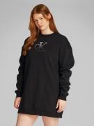Calvin Klein Jeans Plus Sweatjurk PLUS EMBROIDERED MONOLOGO DRESS met ...
