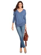 heine Gebreide Trui met V-hals