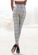 Lascana Legging met ajour ruitpatroon