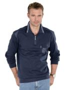 Classic Poloshirt met lange mouwen Sweatshirt (1-delig)