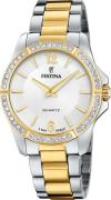 Festina Kwartshorloge Mademoiselle Horloge, dameshorloge, stalen armba...