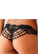 petite fleur gold String-ouvert Dessous met chic guipure-borduursel