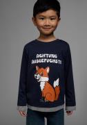 KIDSWORLD Shirt met lange mouwen Let op knutselwerk Shirt met coole vo...