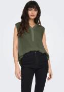 Only Top ONLJETTE – Blousetop met V-hals en knoopsluiting