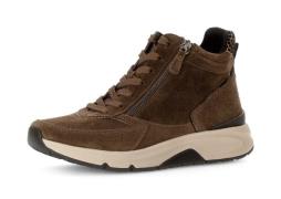 Gabor Rollingsoft Sneakers met sleehak , vrijetijdsschoen, veterschoen...