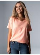 Trigema T-shirt TRIGEMA oversized T-shirt met V-hals (1-delig)