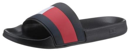 Tommy Hilfiger Badslippers RUBBER TH FLAG POOL SLIDE , zomerschoen, ba...