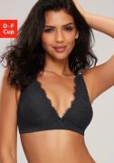 Lascana Bralette-bh Cara zonder beugel in edele high-apex ontwerp, sex...
