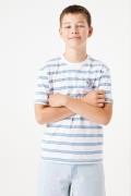 Garcia T-shirt met logo borduursel voor jongens