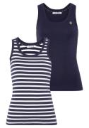 DELMAO Tanktop in verschillende varianten (2-delig, Set van 2)