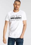 Bruno Banani T-shirt korte mouwen, smal gesneden, bedrukt, van katoen