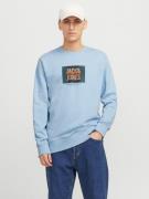 Jack & Jones Sweatshirt JJHUDSON – Sweatshirt met print, ronde hals en...
