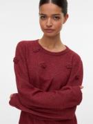 Vero Moda Trui met ronde hals VMROSE LS O-NECK PULLOVER BOO