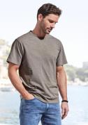 John Devin T-shirt Met structuur van gestructureerde katoenkwaliteit