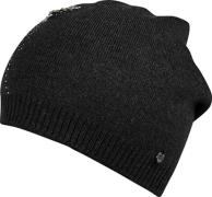 Capelli New York Gebreide muts met strasssteen en parelversiering in b...