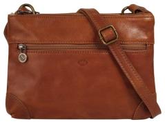 Piké Schoudertas echt leer, made in italy