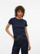 Vero Moda Shirt met ronde hals VMCHLOE SS SHORT TOP JRS NOOS