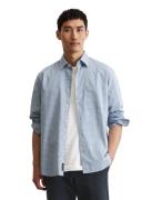 Marc O'Polo Overhemd met lange mouwen klein geruit, zomers licht