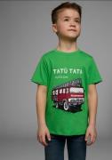 KIDSWORLD T-shirt Brandweer-print: PLAATS DA Korte mouwen, basic gesne...