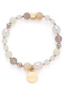LEONARDO Armband Bicolor Hope, 022633 met agaat - met glazen kraal, zo...