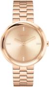Calvin Klein Kwartshorloge Twisted bezel Polshorloge, dameshorloge, ro...