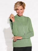 Trui met staande kraag Trui met opstaande kraag