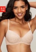 Lascana Bh met steuncups Chiara met grafisch netmotief, dessous