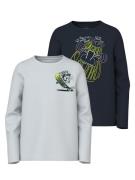 Name It Shirt met lange mouwen NKMVUX 2P LS TOP (Set van 2)