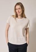 Cecil T-shirt in structuur-look en met knoopdetails