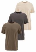 Man's World T-shirt Nieuwe kleuren! Korte mouw, effen kleur, ronde hal...