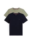 Tommy Hilfiger Underwear T-shirt 2 PK SS TEE met borduursel en ronde h...